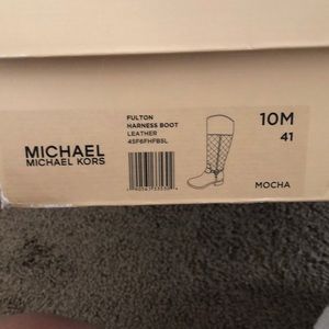 Leather brown Micheal Kors Boots